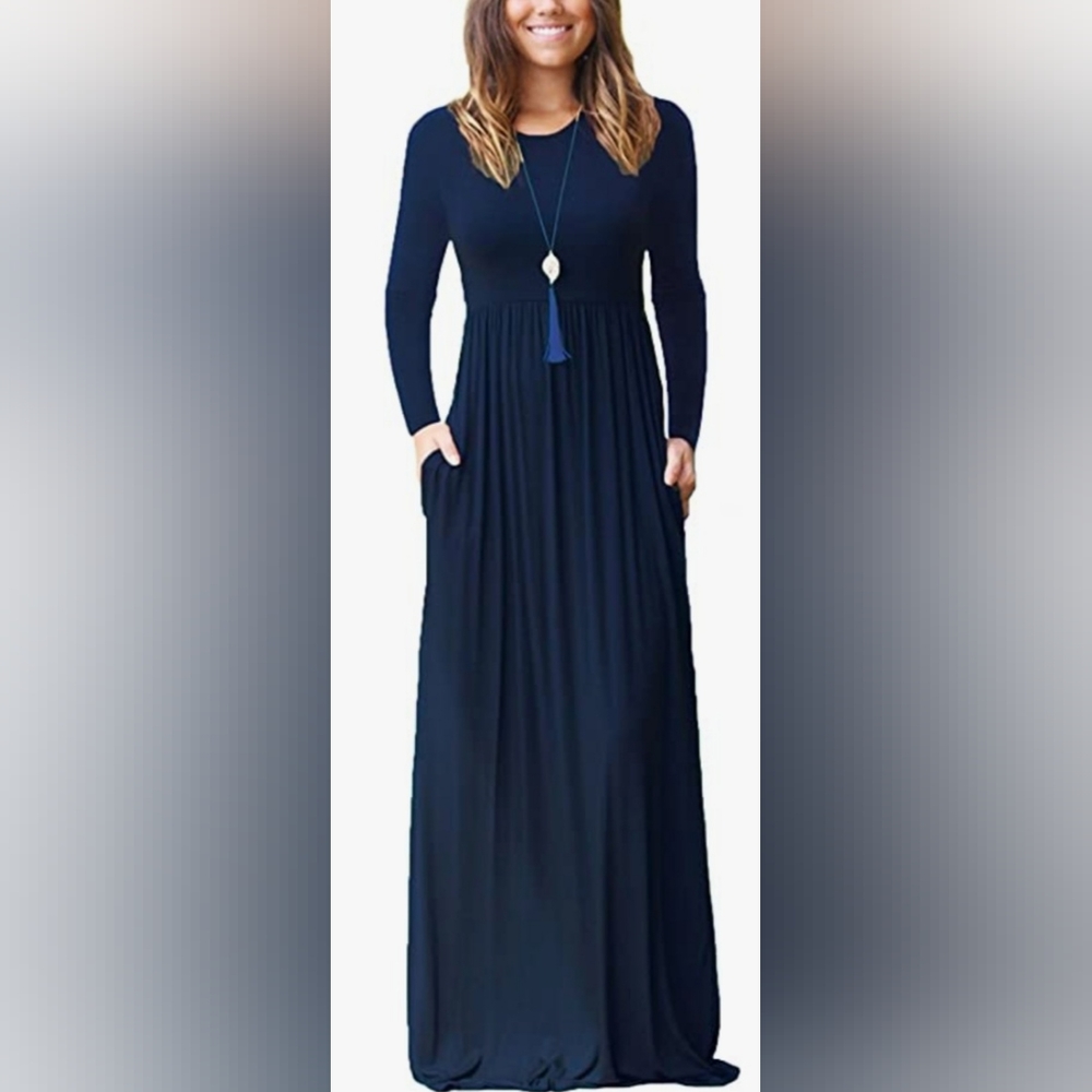 HAOMEILI LongSleeve Maxi Dress Size Large